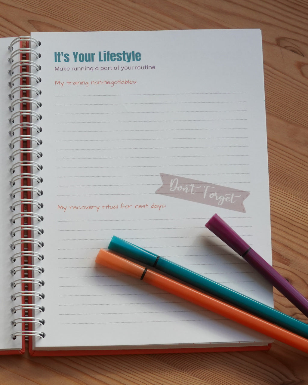 The Runner’s Journal - A5 Premium Hardcover Lay-Flat Design