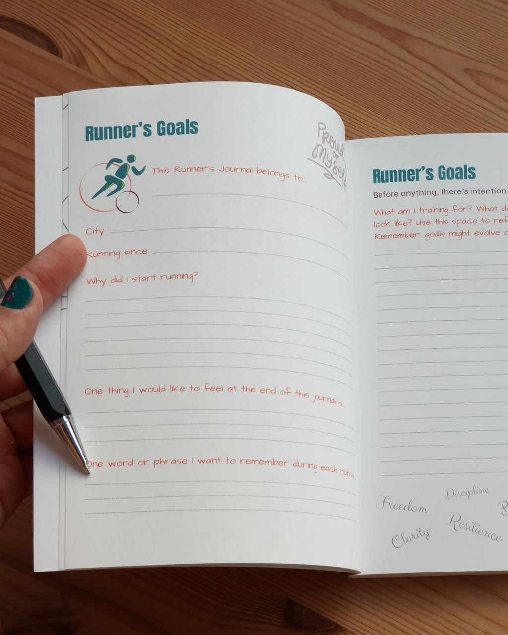 The Runner’s Journal - A5 Softcover Book Style