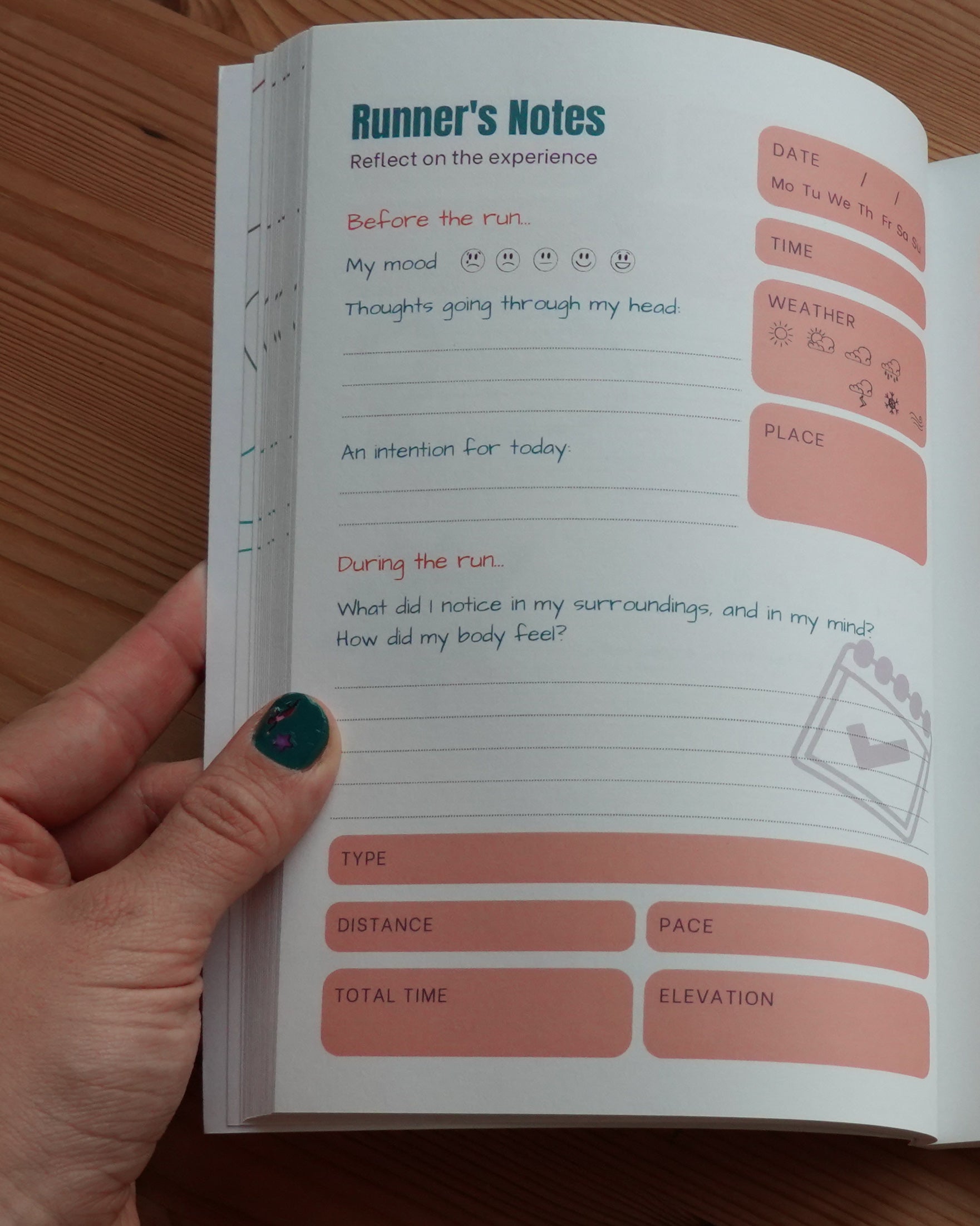 The Runner’s Journal - A5 Softcover Book Style